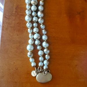 Saachi Half Moon Pearl Statement Bracelet